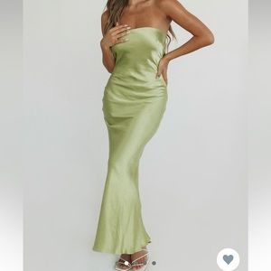 Gorgeous satin dress from Princess Polly!